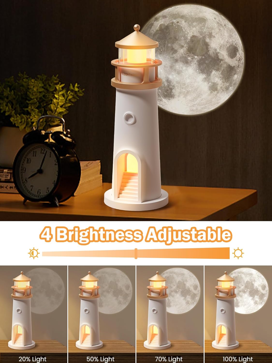 Lighthouse Galaxy Lamp